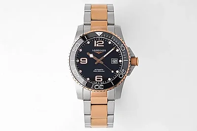 TW Factory Longines Conquest Black Dial Two Tone Super Clone Watch - Best Replica Quality