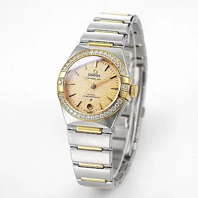 Omega Constellation 29mm Champagne Dial Two-Tone VSF Watch Replica - Premium Quality