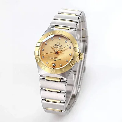 Omega Constellation 29mm Champagne Dial Two-Tone VSF Watch Replica