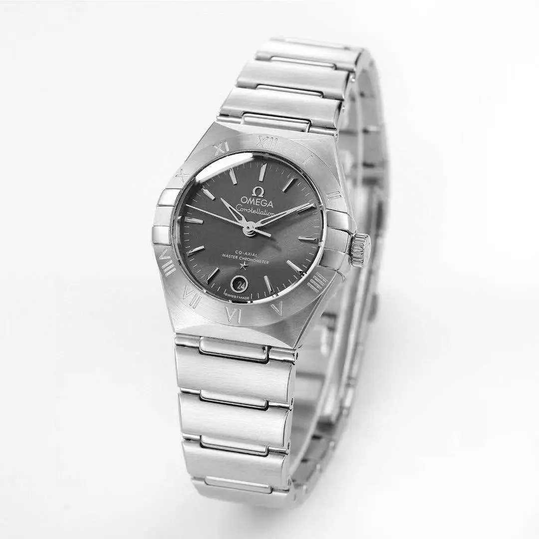 Omega Constellation 29mm Grey Dial Steel Watch - Premium VSF Watch Replica by VSF Watches