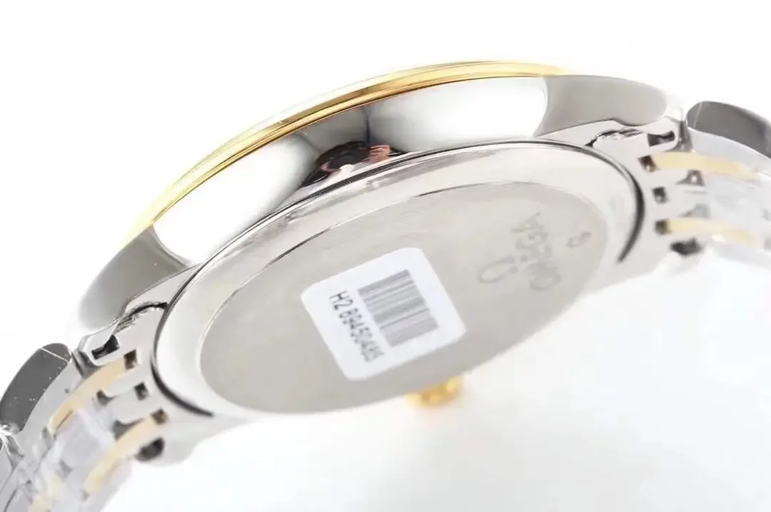 Omega De Ville Prestige Silver Two Tone Watch