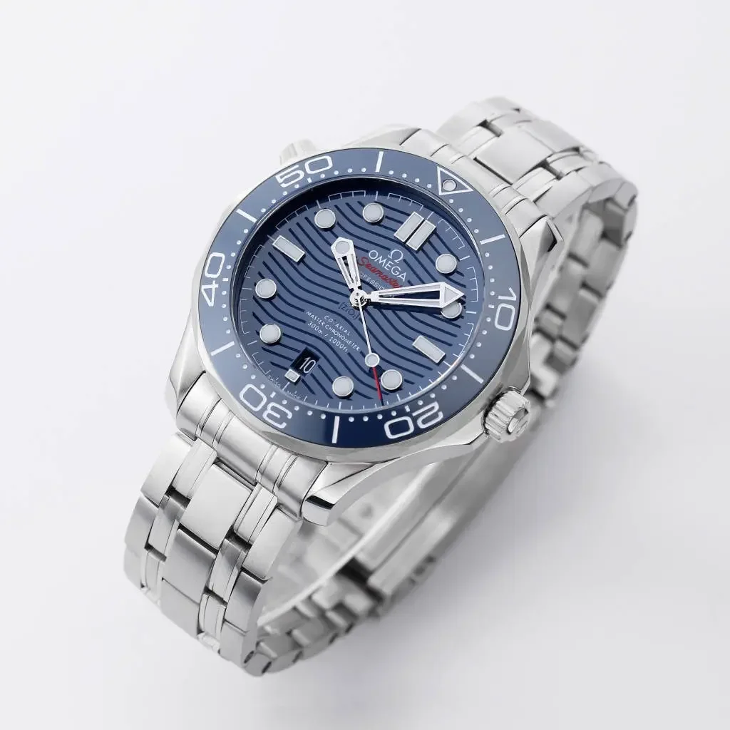 VS Factory OMEGA Seamaster 300M Blue Dial Steel Watch by VSF Watches