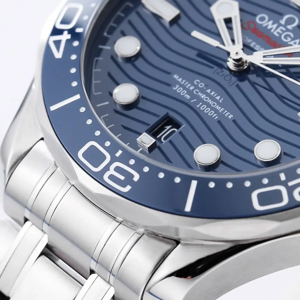 VS Factory OMEGA Seamaster 300M Blue Dial Steel Watch by VSF Watches