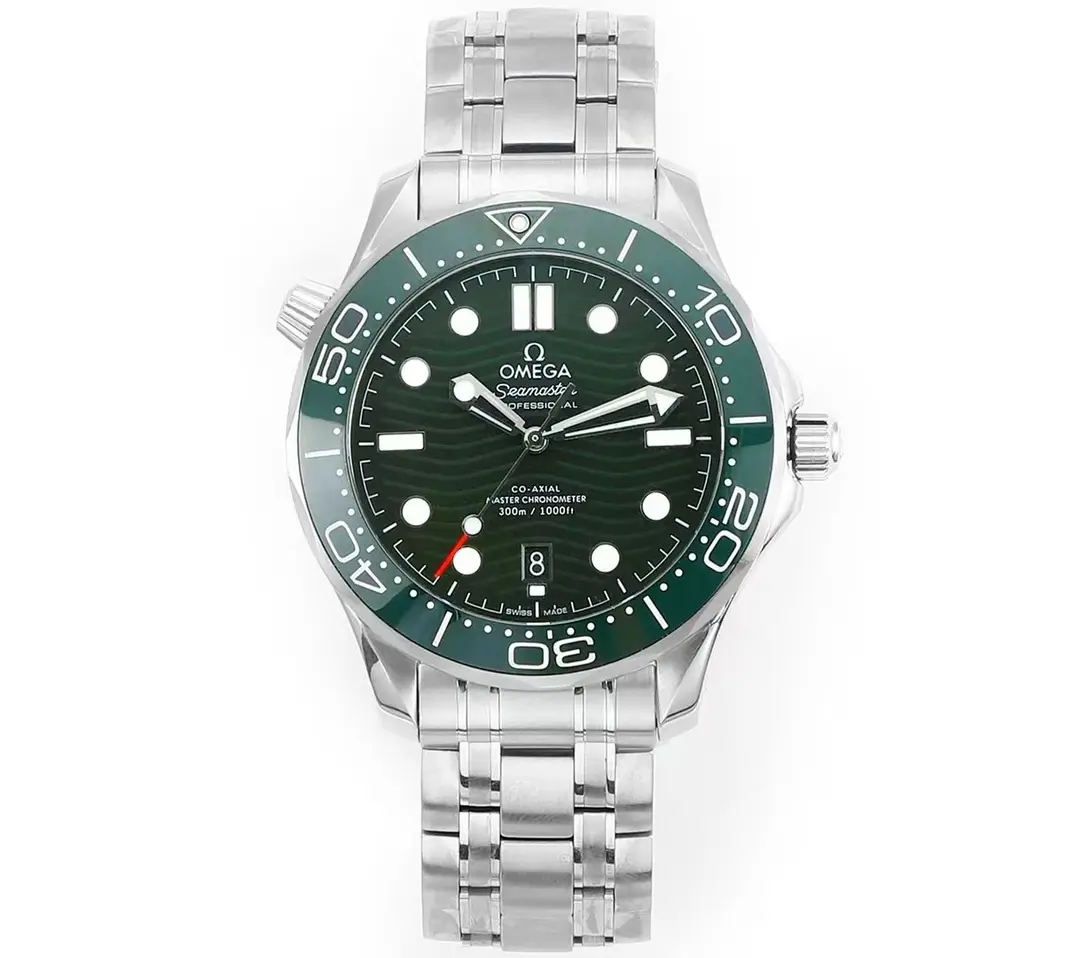 VS Factory OMEGA Seamaster Diver 300M Green Dial Steel - Premium VSF Watches Collection