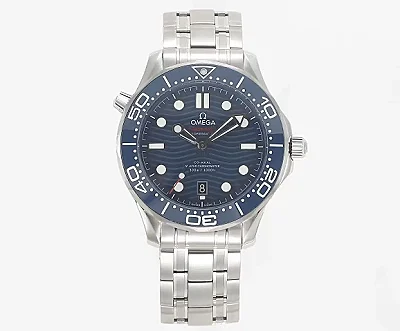 VS Factory OMEGA Seamaster Planet Ocean 600m Co-Axial Master Chronometer 42mm Diver's Watch - Blue Dial, Stainless Steel Bracelet by VSF Watches Brand
