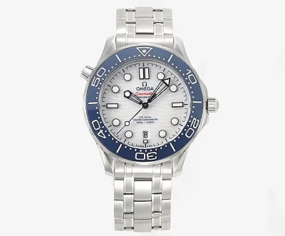 VS Factory OMEGA Seamaster Planet Ocean 600m Co-Axial Master Chronometer 42mm Diver's Watch - White Dial, Stainless Steel Bracelet by VSF Watches Brand