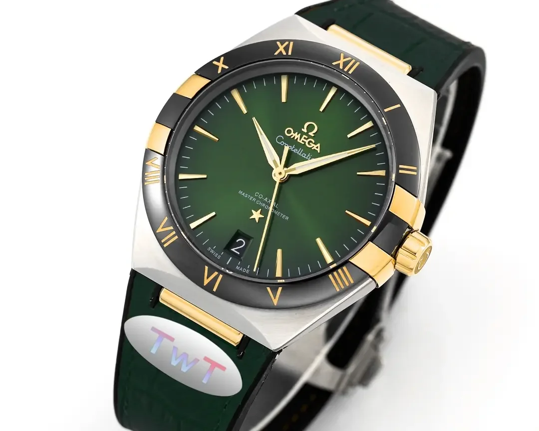 OMEGA Constellation Meteorite Green VSF Watch Replica