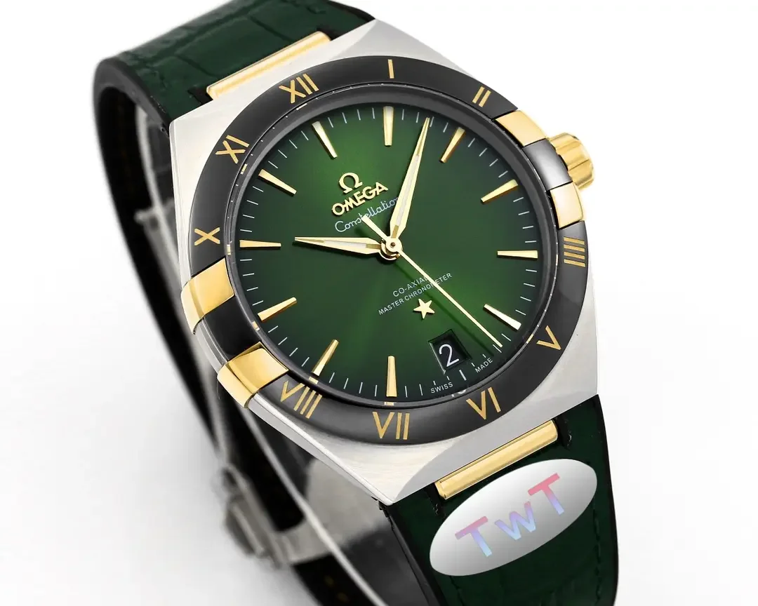 OMEGA Constellation Meteorite Green VSF Watch Replica