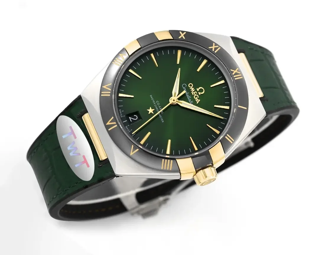 OMEGA Constellation Meteorite Green VSF Watch Replica