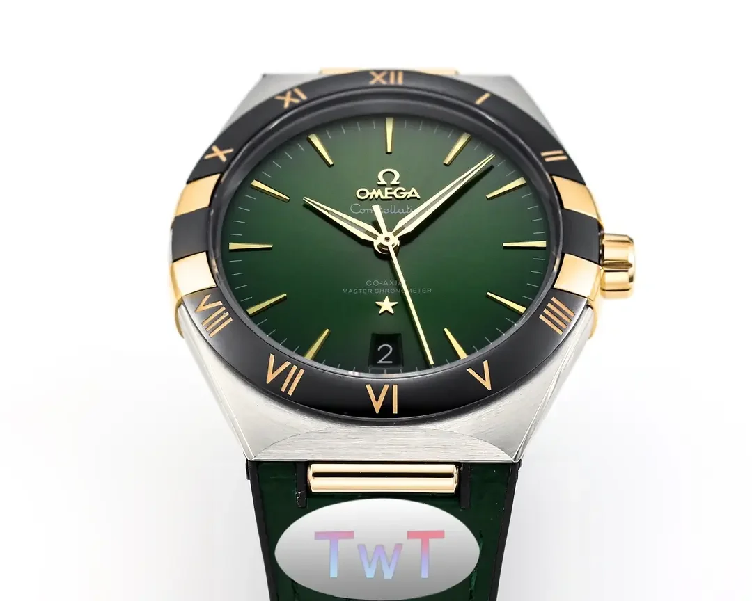 OMEGA Constellation Meteorite Green VSF Watch Replica