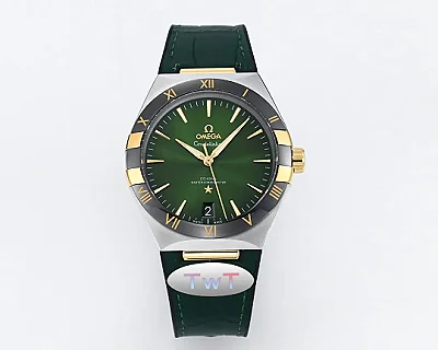 OMEGA Constellation Meteorite Green VSF Watch Replica
