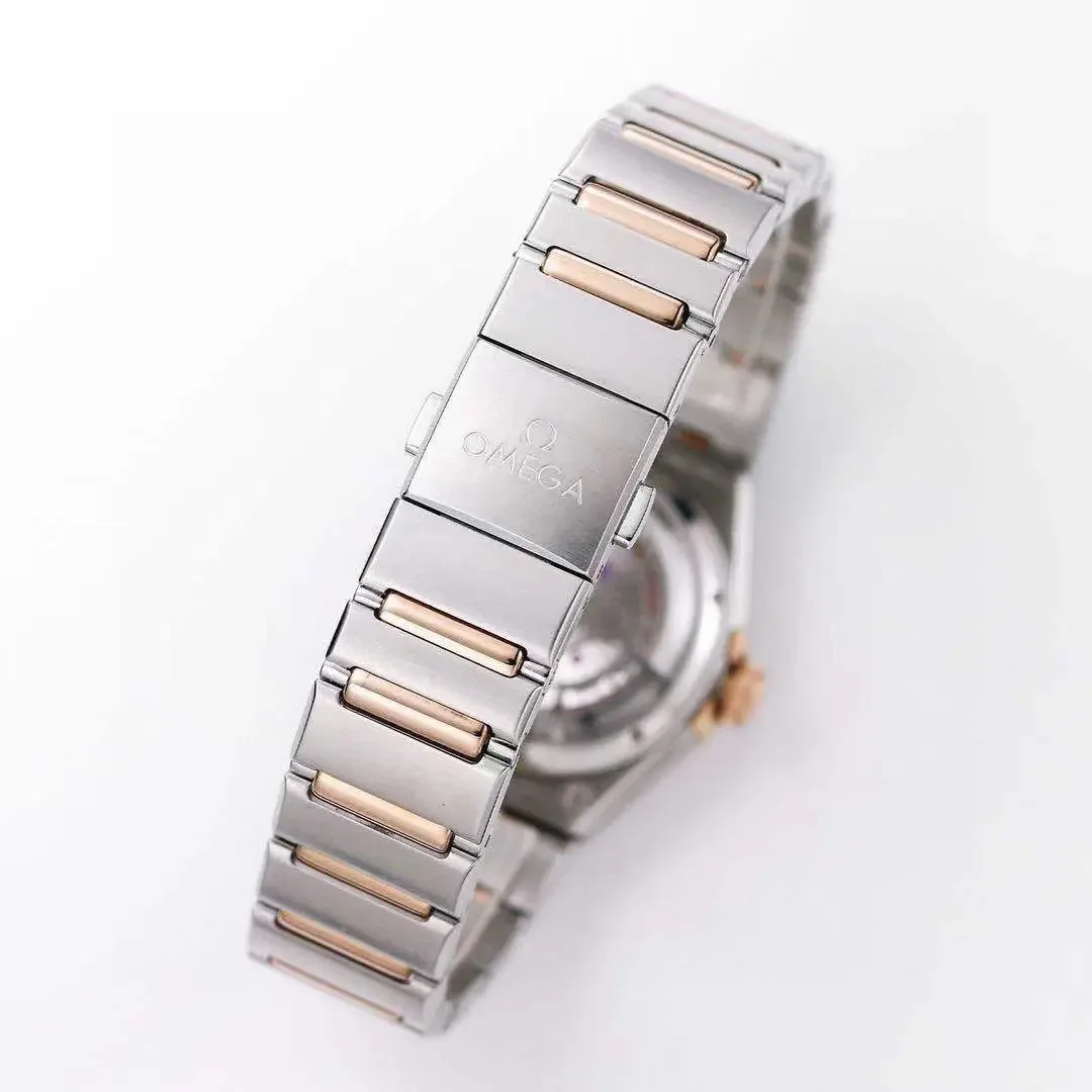 Omega Constellation 29mm Brown Dial Two-Tone VSF Watch Replica