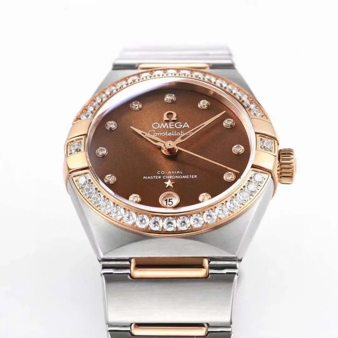 ZF Factory Omega Constellation 29mm Brown Dial Two-Tone VSF Luxury Watch
