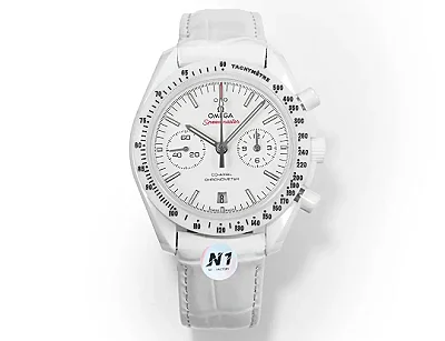 MKS Factory Omega Speedmaster Dark Side of the Moon White Ceramic VSF Luxury Watch