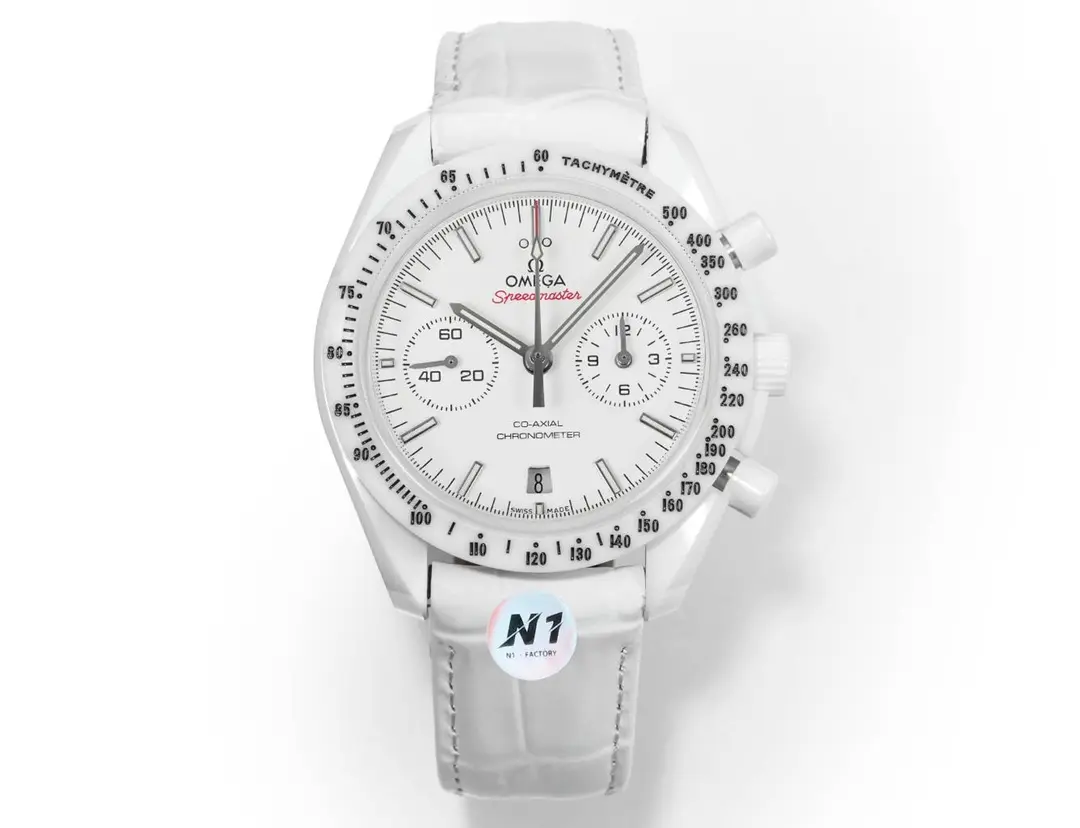 V6 Factory Omega Speedmaster Dark Side of the Moon White Ceramic VSF Luxury Watch
