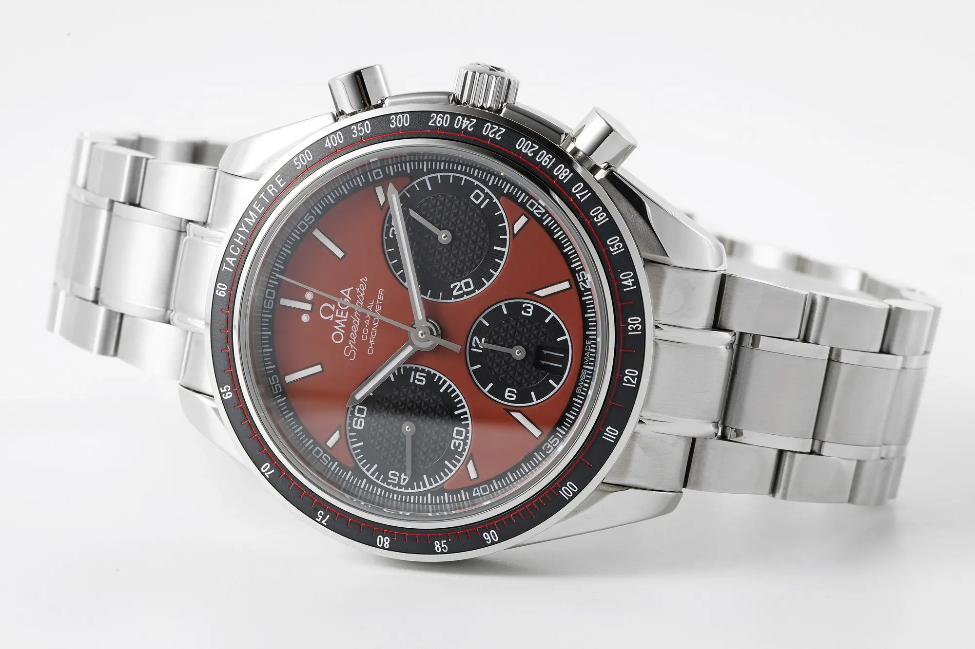 OS Factory Omega Speedmaster 326.32.40.50.06.001 Red Steel VSF Luxury Watch