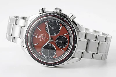 OS Factory Omega Speedmaster 326.32.40.50.06.001 Red Steel VSF Luxury Watch