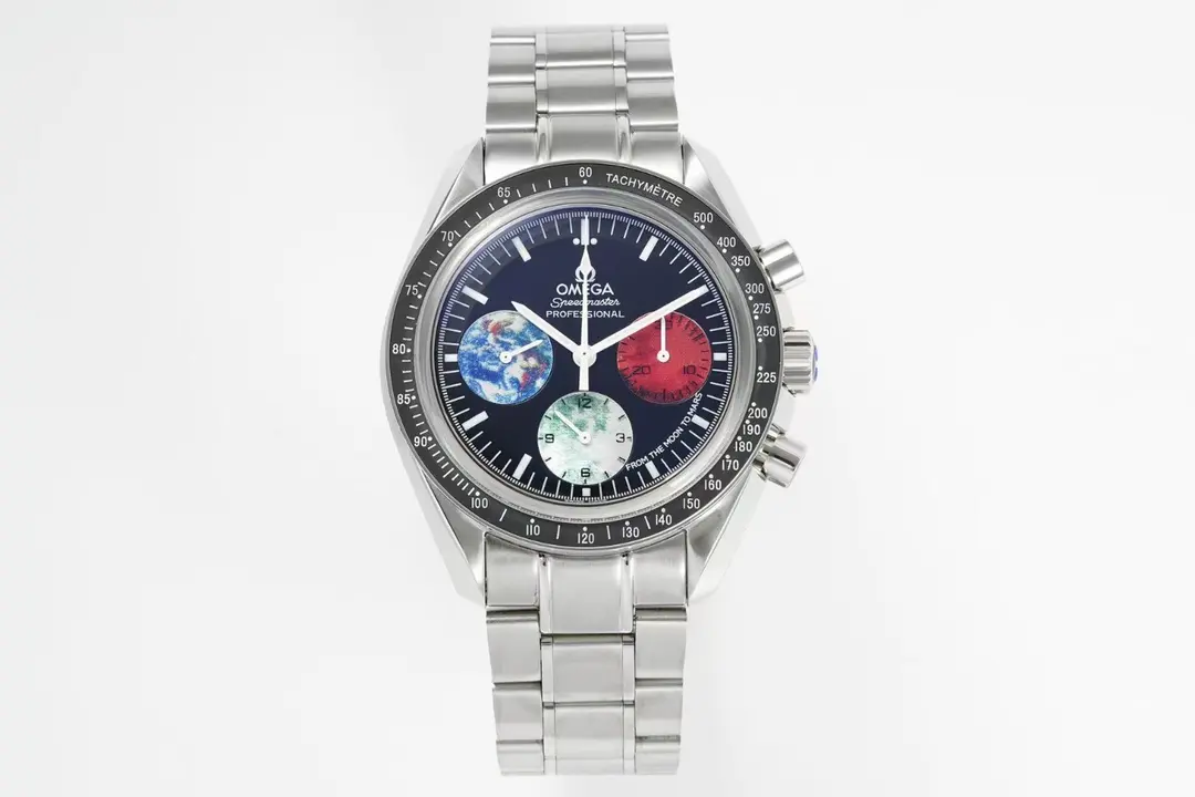 TW Factory Omega Speedmaster 9300 Blue Red White Dial VSF Watch