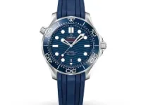 Omega Seamaster Men Automatic Blue Rubber Watch O21032422003001