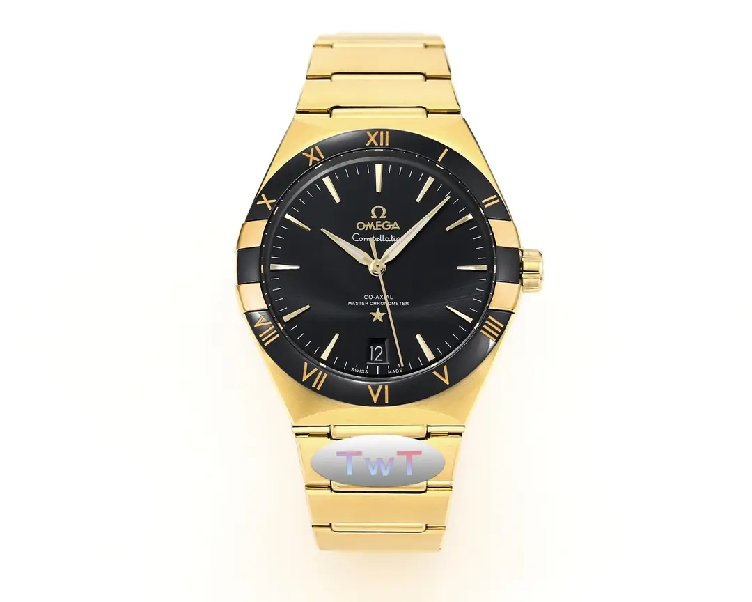 ZF Factory OMEGA Constellation Ceramic Bezel Gold Black - Premium VSF Watches