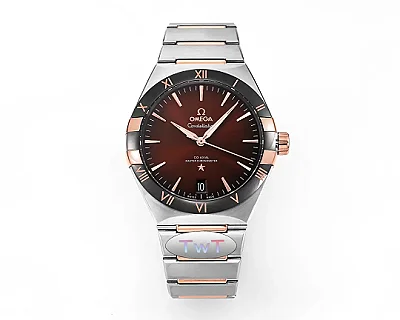 ZF Factory OMEGA Constellation 41mm Burgundy Dial Steel - Premium VSF Watches Collection