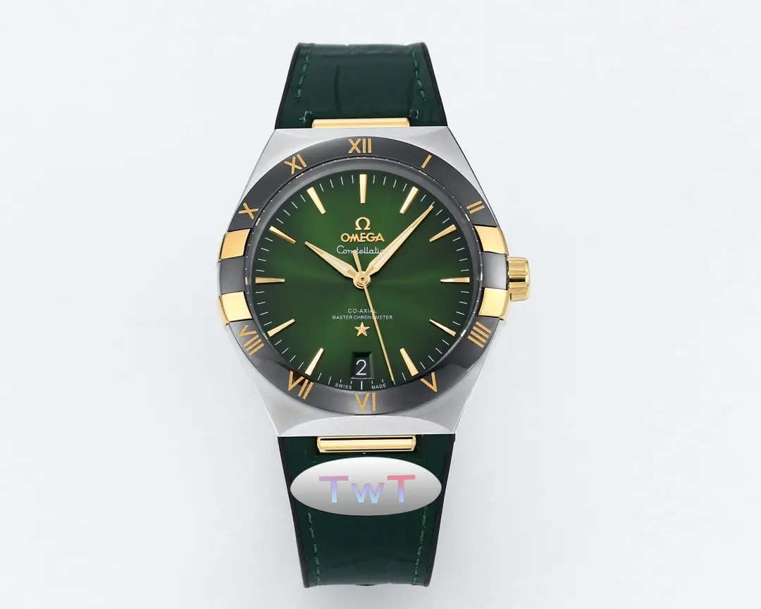 ZF Factory OMEGA Constellation Meteorite Green VSF Luxury Watch