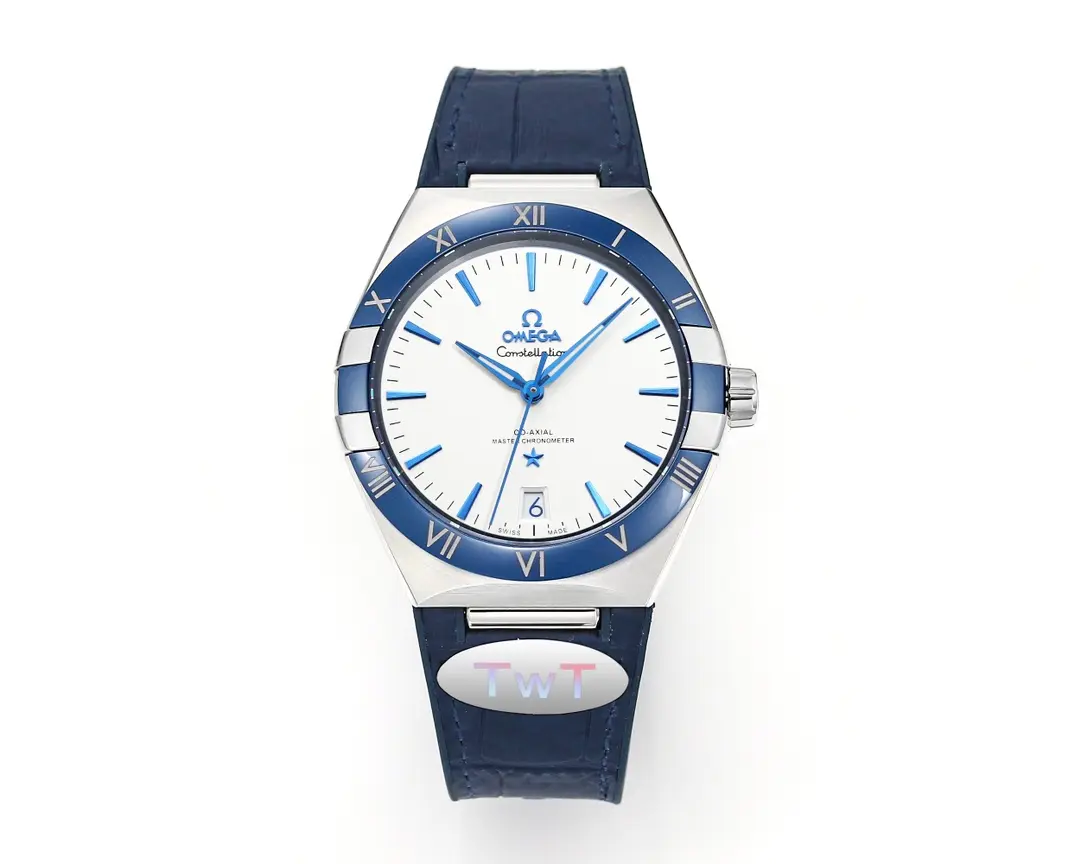 ZF Factory OMEGA Constellation Meteorite 41mm Blue Leather - Premium VSF Watches Collection