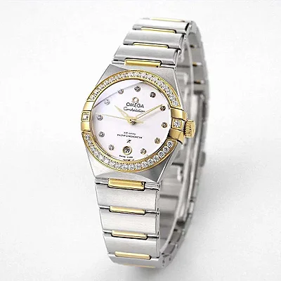 ZF Factory Omega Constellation 29mm White Gold Steel VSF Luxury Watch