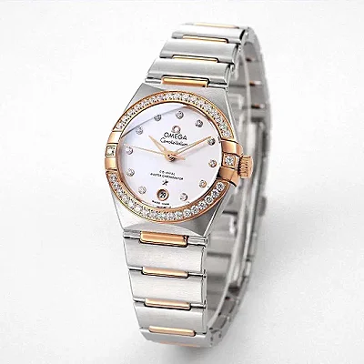 ZF Factory Omega Constellation 29mm White Dial Two-Tone VSF Luxury Watch