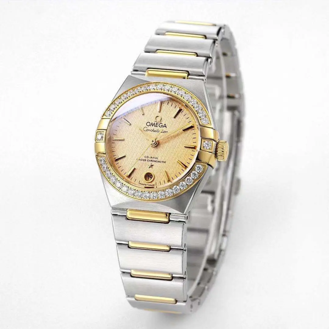 ZF Factory Omega Constellation 29mm Champagne Dial Two-Tone VSF Luxury Watch