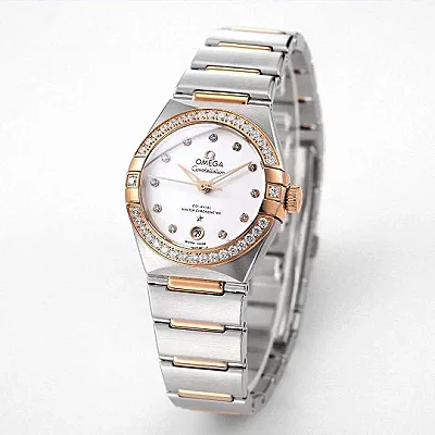 ZF Factory Omega Constellation 29mm White Dial Two-Tone VSF Luxury Watch