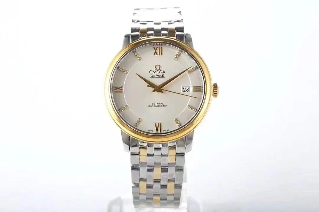 ZF Factory Omega De Ville Prestige Silver Two Tone VSF Watch