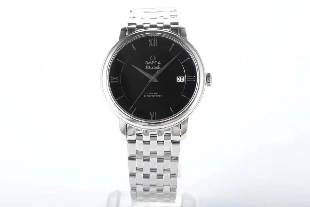 ZF Factory Omega De Ville Prestige Black Dial Steel - VSF Watches Collection