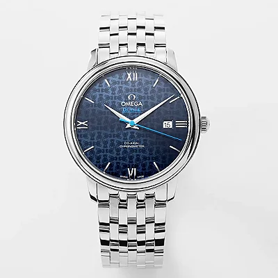 ZF Factory OMEGA De Ville 424.10.40.20.03.003 Blue Steel VSF Watch
