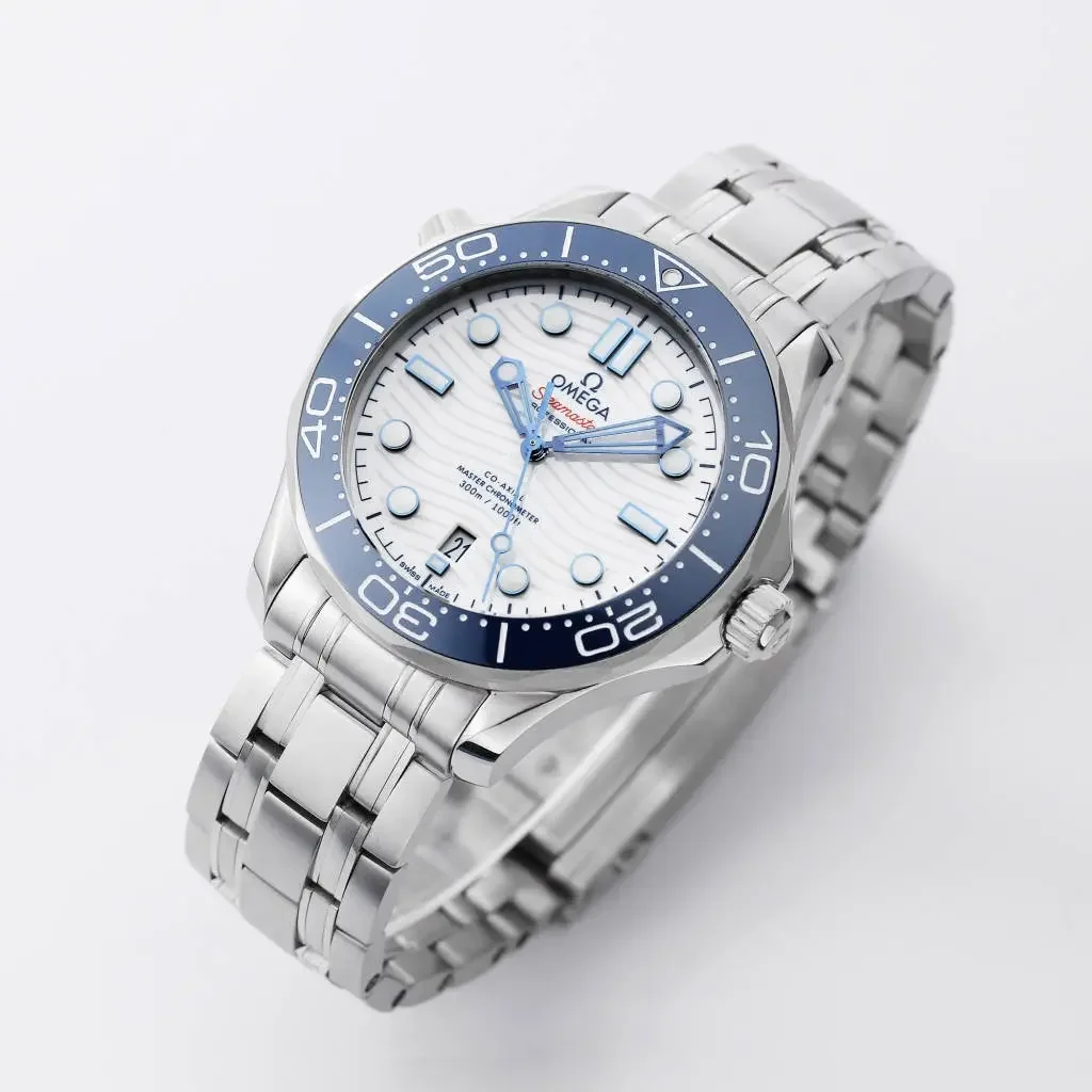 ZF Factory OMEGA Seamaster 300M Steel Blue White Dial - Premium VSF Watches Collection