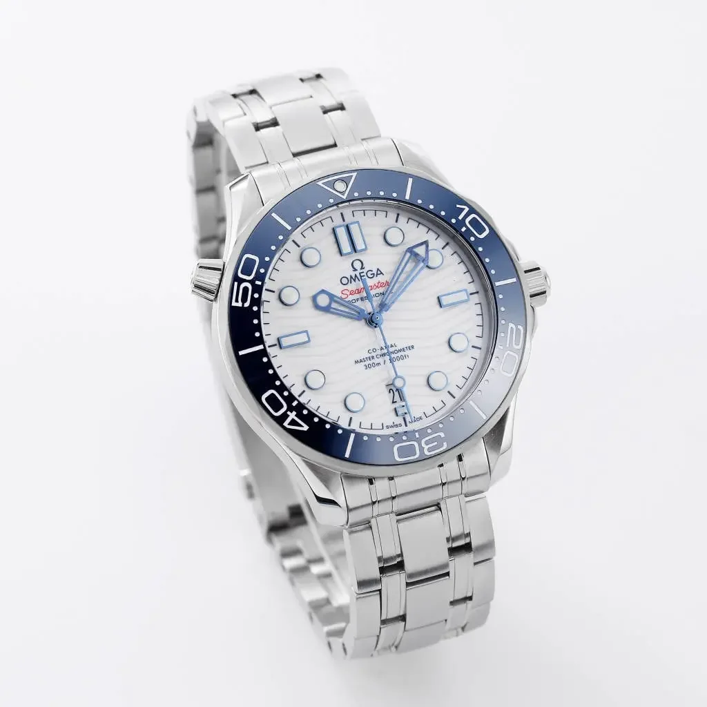 ZF Factory OMEGA Seamaster 300M Steel Blue White Dial - Premium VSF Watches Collection
