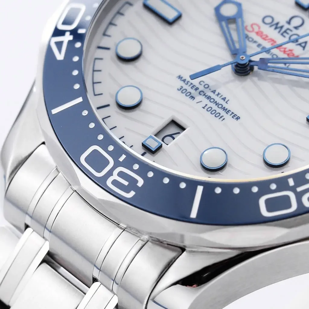 ZF Factory OMEGA Seamaster 300M Steel Blue White Dial - Premium VSF Watches Collection