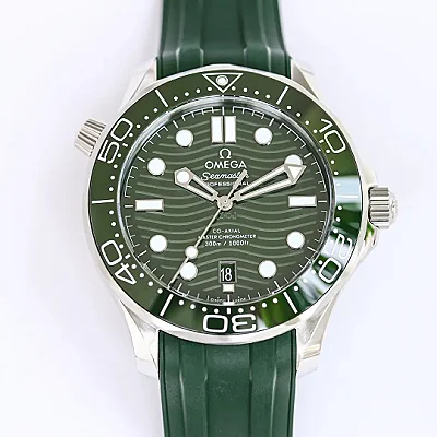 ZF Factory Omega Seamaster Diver 42mm Green Rubber - Premium VSF Watches