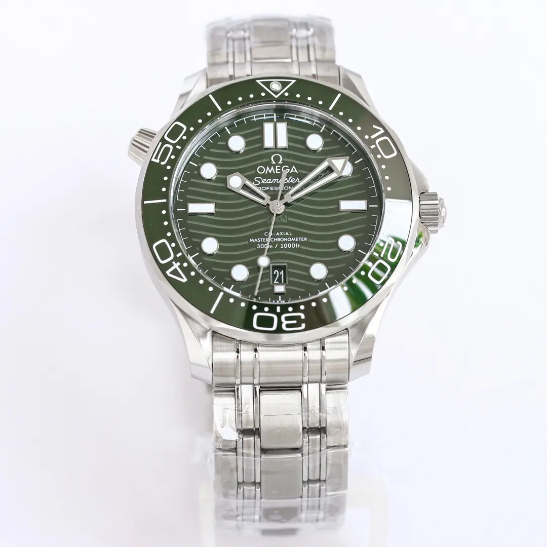 ZF Factory Omega Seamaster Green Ceramic Watch by VSF Watches - Premium Quality Timepiece