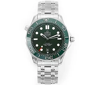 ZF Factory OMEGA Seamaster Diver 300M Green Dial Steel - Premium VSF Watches Collection