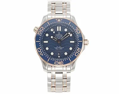 ZF Factory OMEGA Seamaster Planet Ocean 600m Co-Axial Master Chronometer 42mm Diver's Watch - Blue Dial, Stainless Steel with Rose Gold Accents by VSF Watches Collection