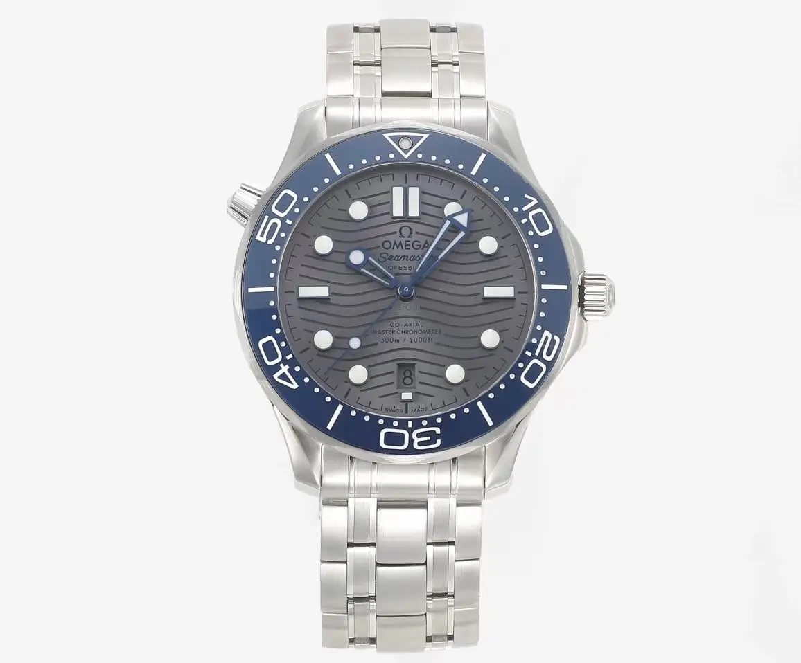 ZF Factory VS Factory OMEGA Seamaster Planet Ocean 600m Co-Axial Master Chronometer 42mm Diver's Watch - Black Dial, Stainless Steel Bracelet by VSF Watches Brand