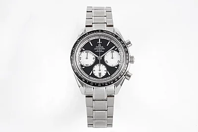 ZF Factory OMEGA Speedmaster 326.32.40.50.06.001 VSF Black White Watch