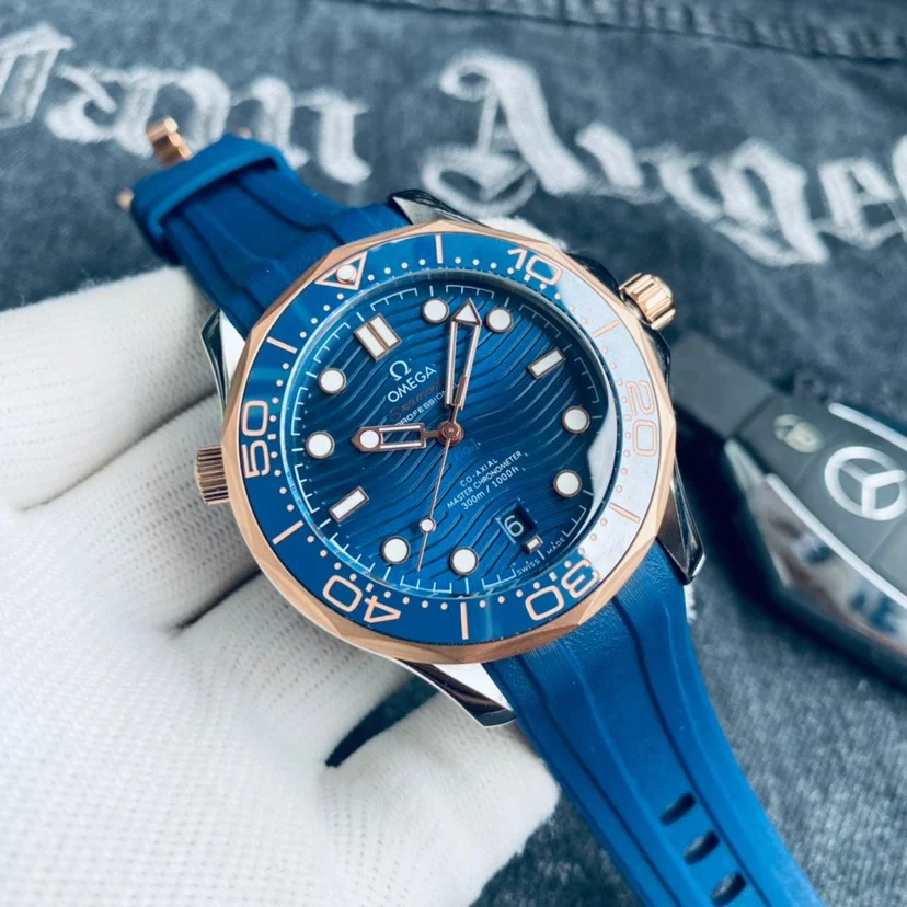 Omega Seamaster 300 Automatic 42mm Rubber Strap