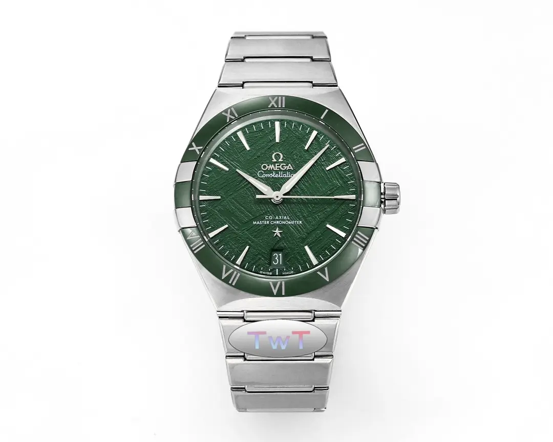 OMEGA Constellation 41mm Green Ceramic Watch - Premium VSF Watch Replica by VSF Watches