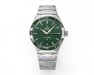 OMEGA Constellation 41mm Green Ceramic Watch - Premium VSF Watch Replica by VSF Watches