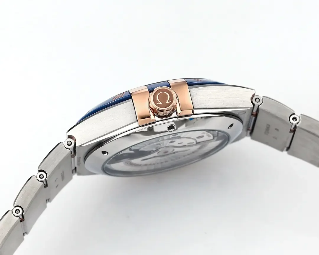 Omega Constellation Blue Dial Ceramic Watch - Premium VSF Replica