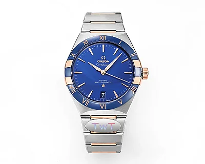 Omega Constellation Blue Dial Ceramic Watch - Premium VSF Replica