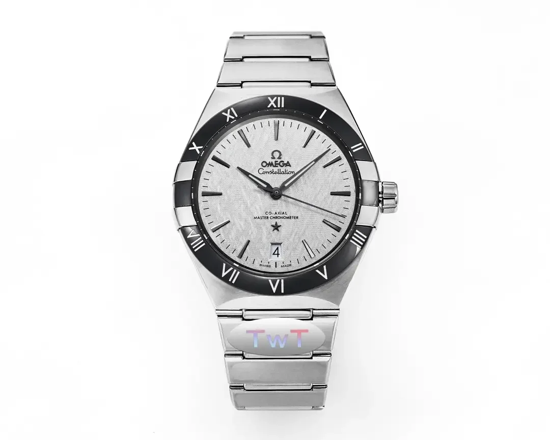 OMEGA Constellation Ceramic Bezel Silver VSF Replica Watch