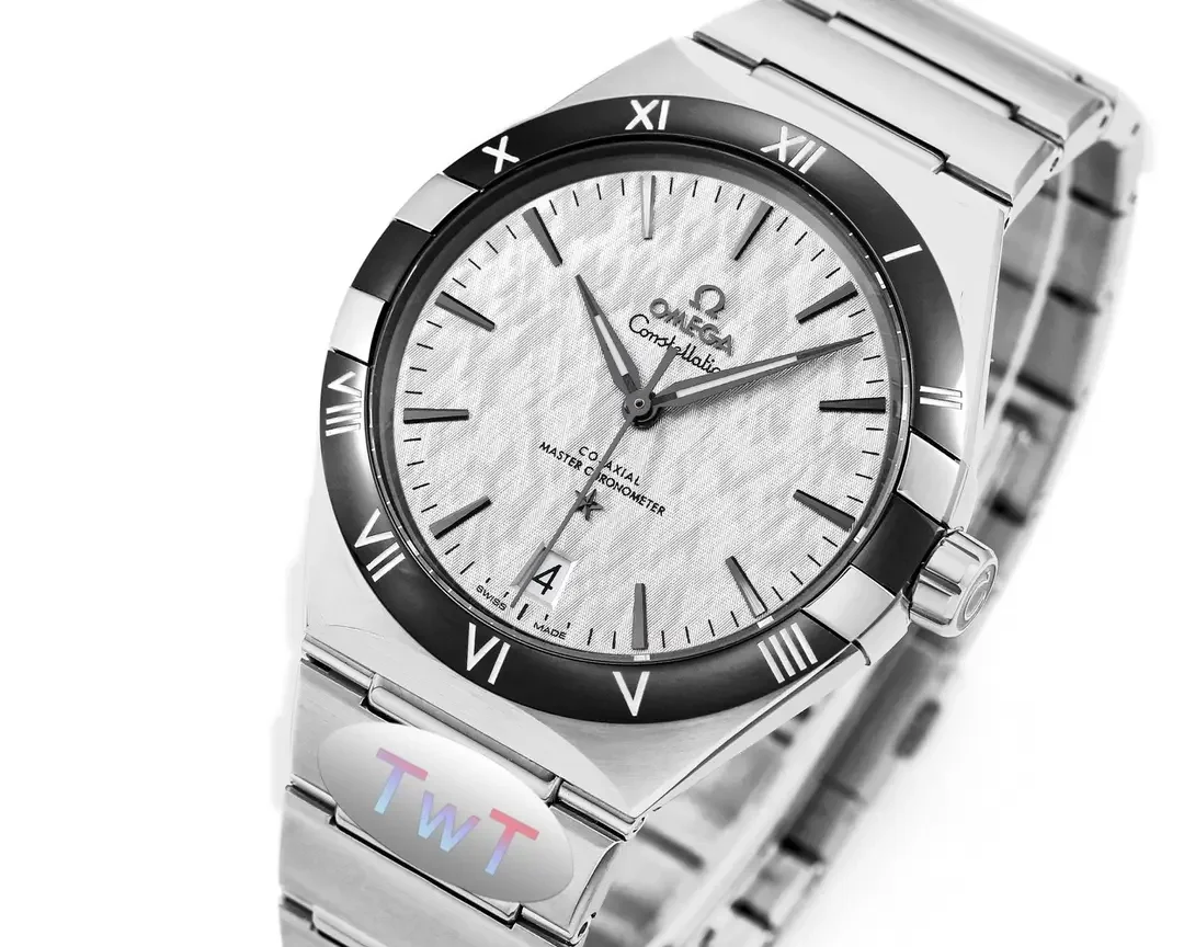 OMEGA Constellation Ceramic Bezel Silver VSF Replica Watch